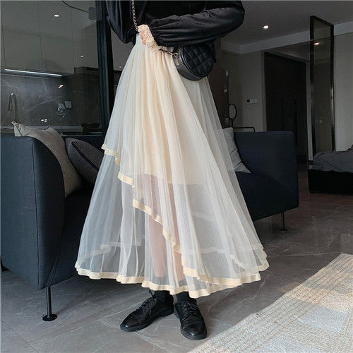 Women Solid Korean Style Women Skirt                                  