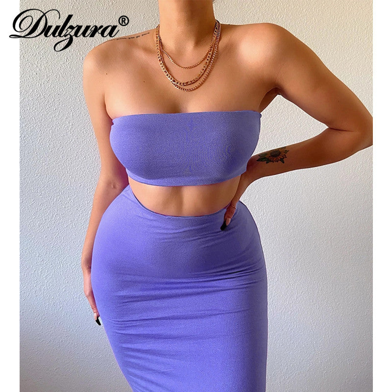 Bodycon Tube Skirt Set                                                