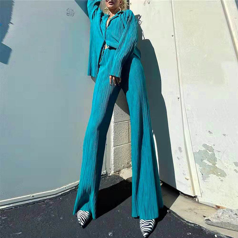 Two Piece Long Sleeve Suit                                            